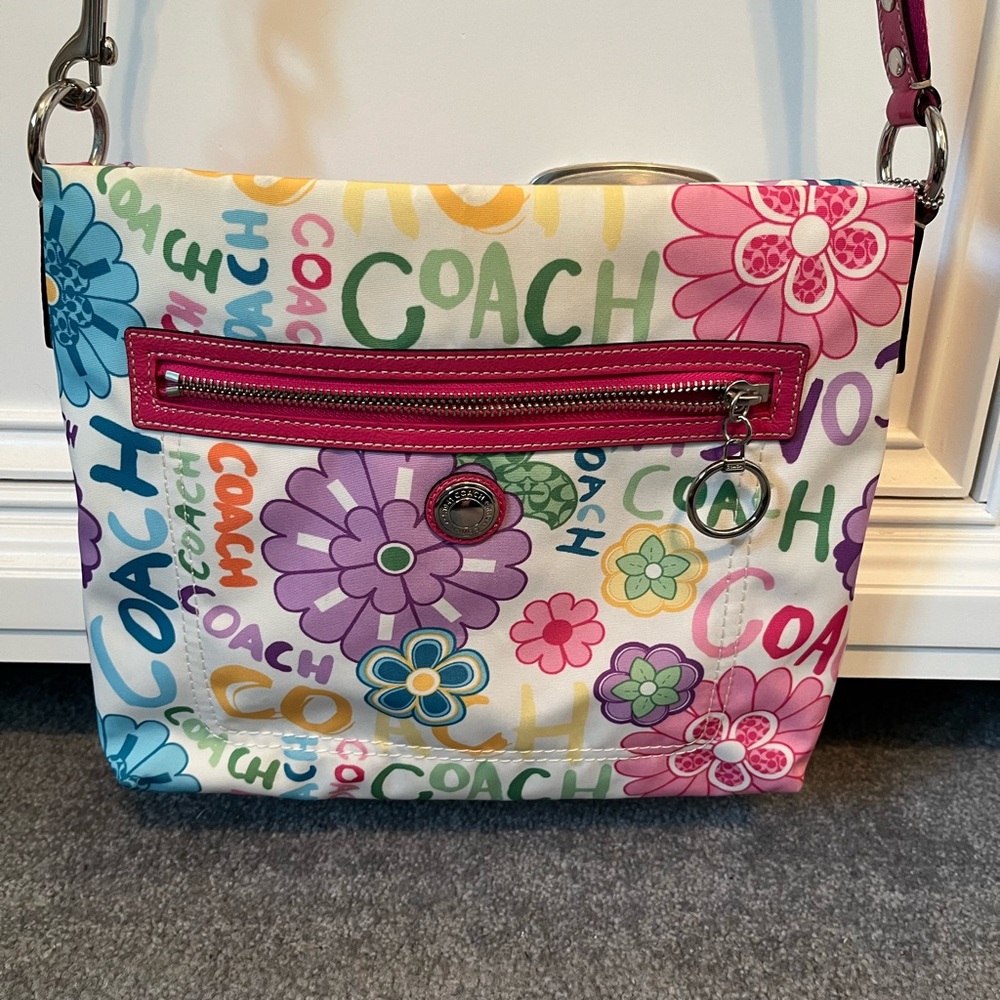 Coach Daisy Print Pink Crossbody